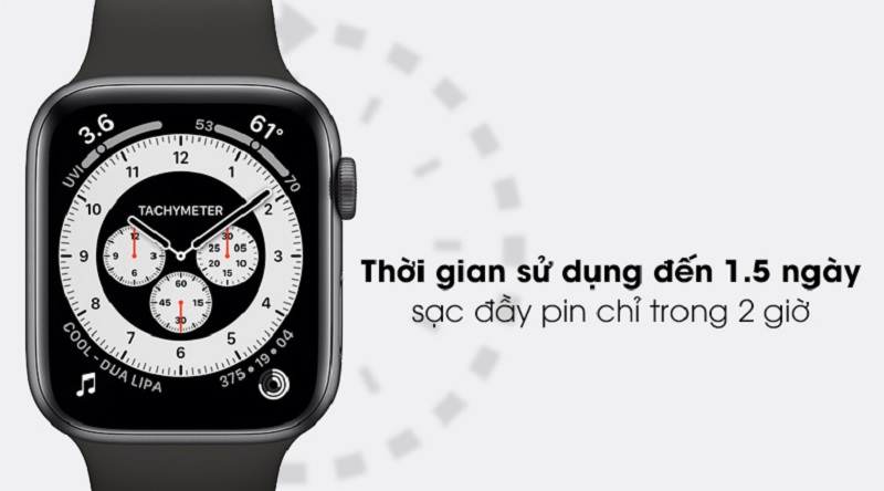 Thời lượng pin tùy vào từng loại đồng hồ